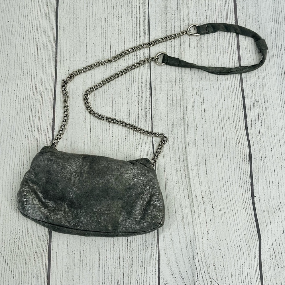 NINE WEST Women’s Crossbody Silver Grey Purse - Picture 2 of 7